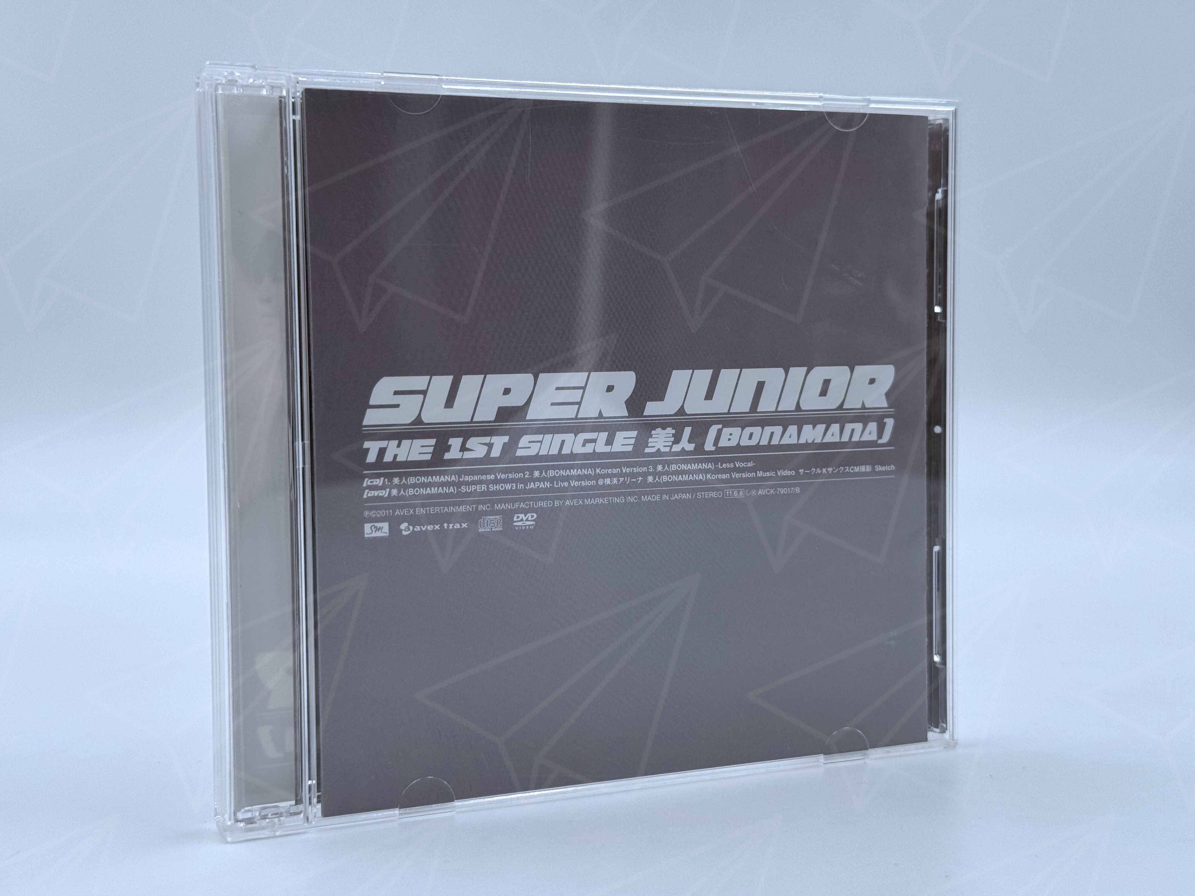 SUPER JUNIOR "BONAMANA" ALBUM VERSIÓN CD + DVD ABIERTO