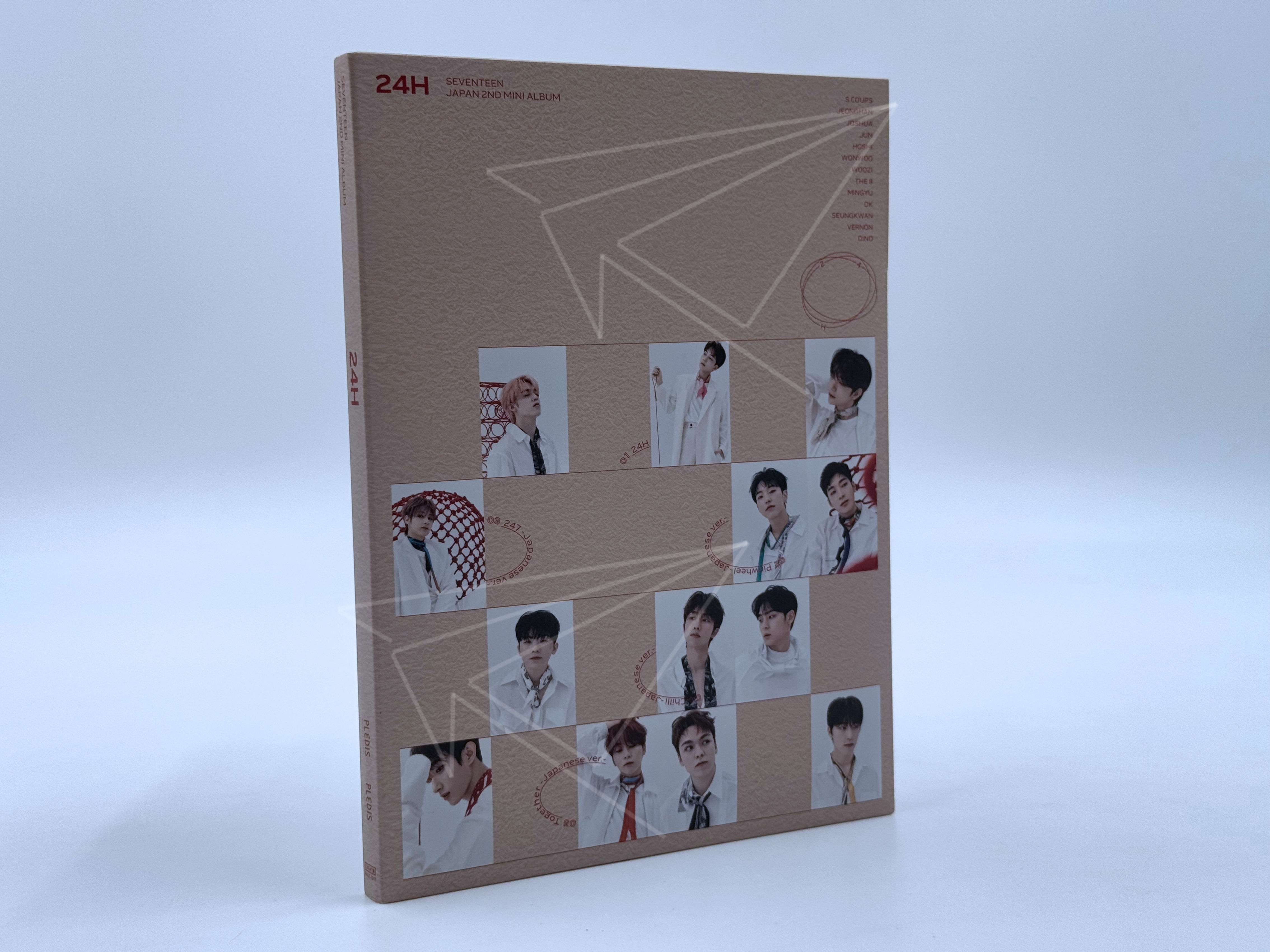 SEVENTEEN "24H" ALBUM VERSIÓN CARAT ABIERTO