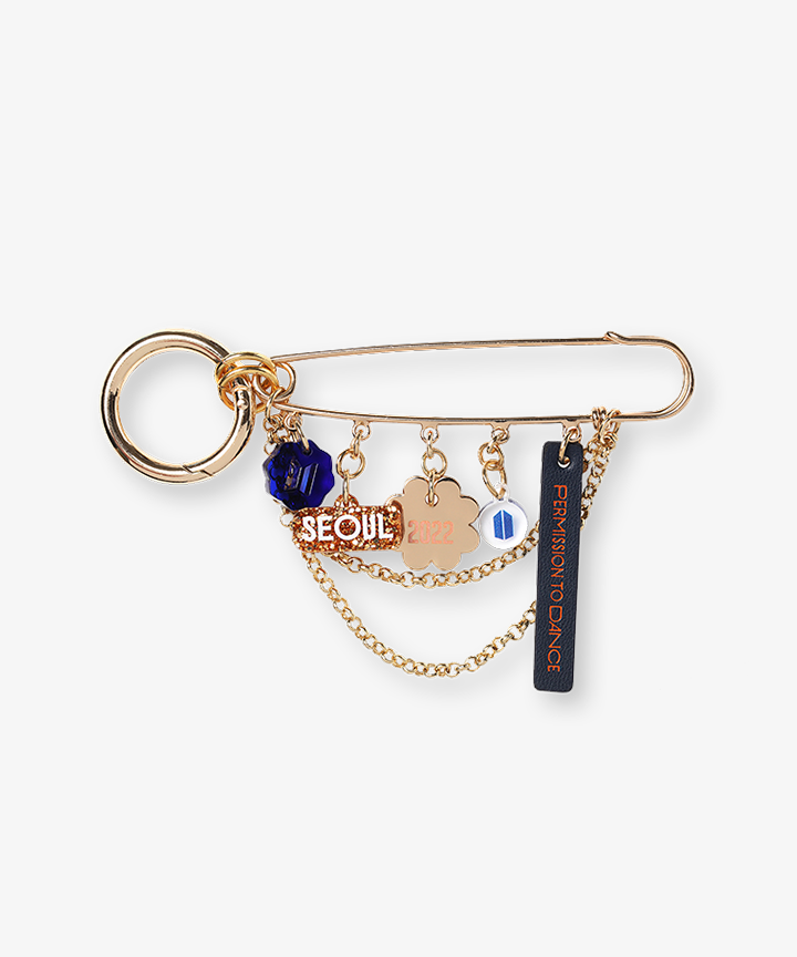 BTS "PERMISSION TO DANCE: ON STAGE" MEMORIAL KEYCHAIN