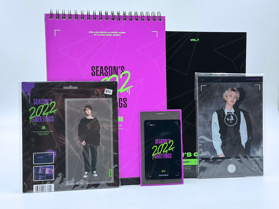 Miniatura: BTS "SEASON'S GREETINGS 2022" ABIERTO