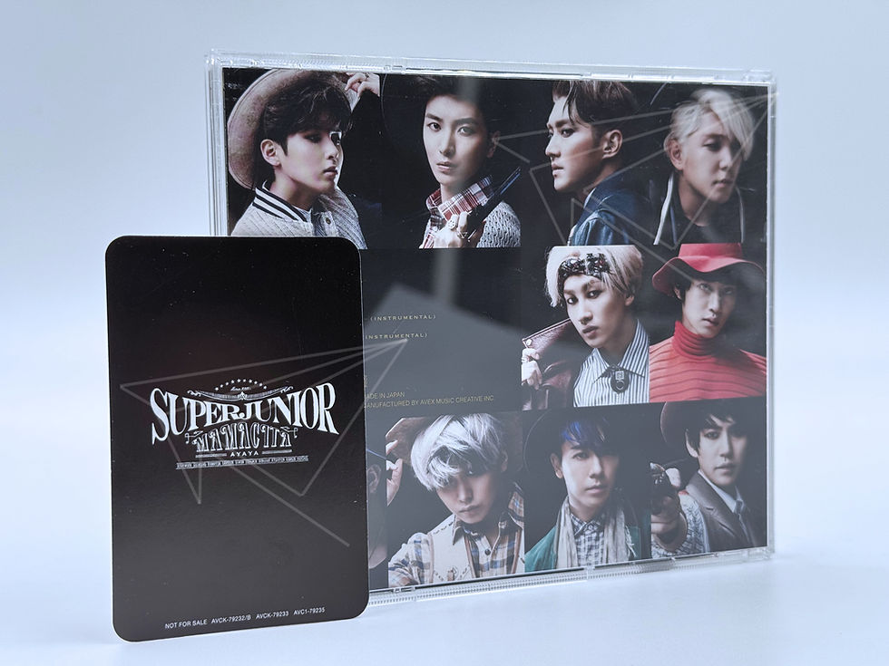 Miniatura: SUPER JUNIOR "MAMACITA - AYAYA -" ALBUM VERSIÓN REGULAR ABIERTO