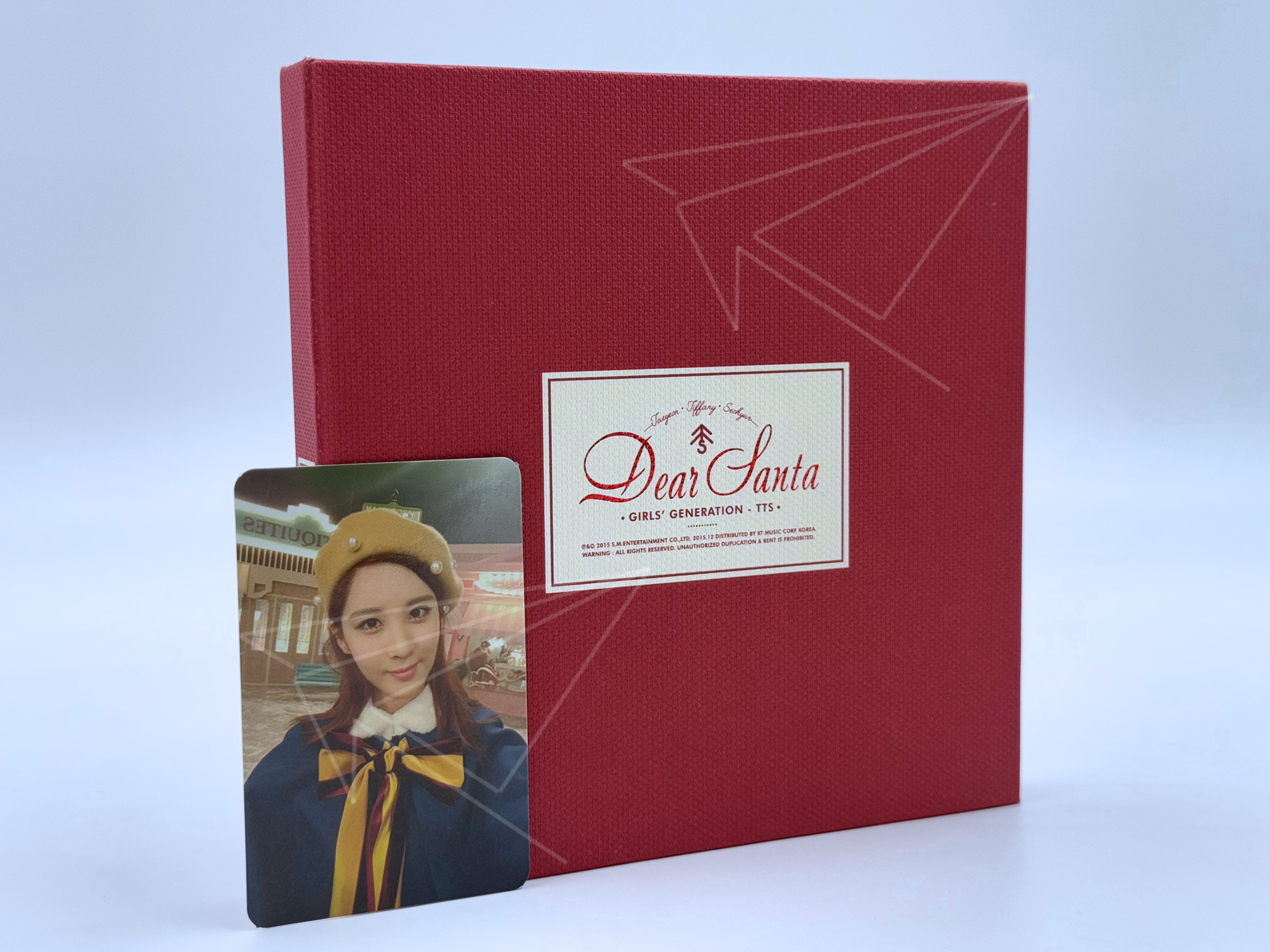GIRLS' GENERATION-TTS "DEAR SANTA" ALBUM VERSIÓN RED ABIERTO