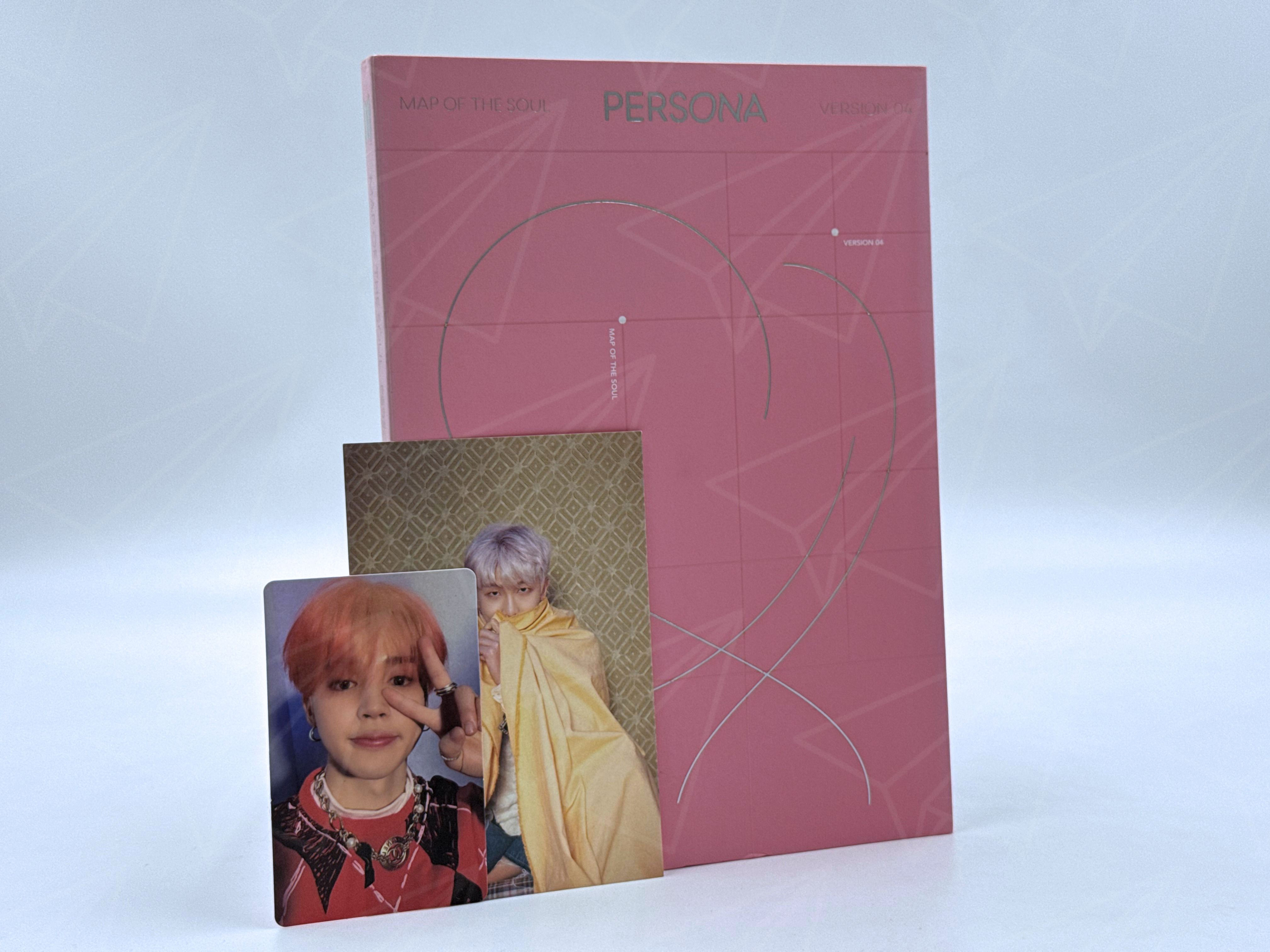 BTS "MAP OF THE SOUL: PERSONA" ALBUM VERSIÓN 4 ABIERTO