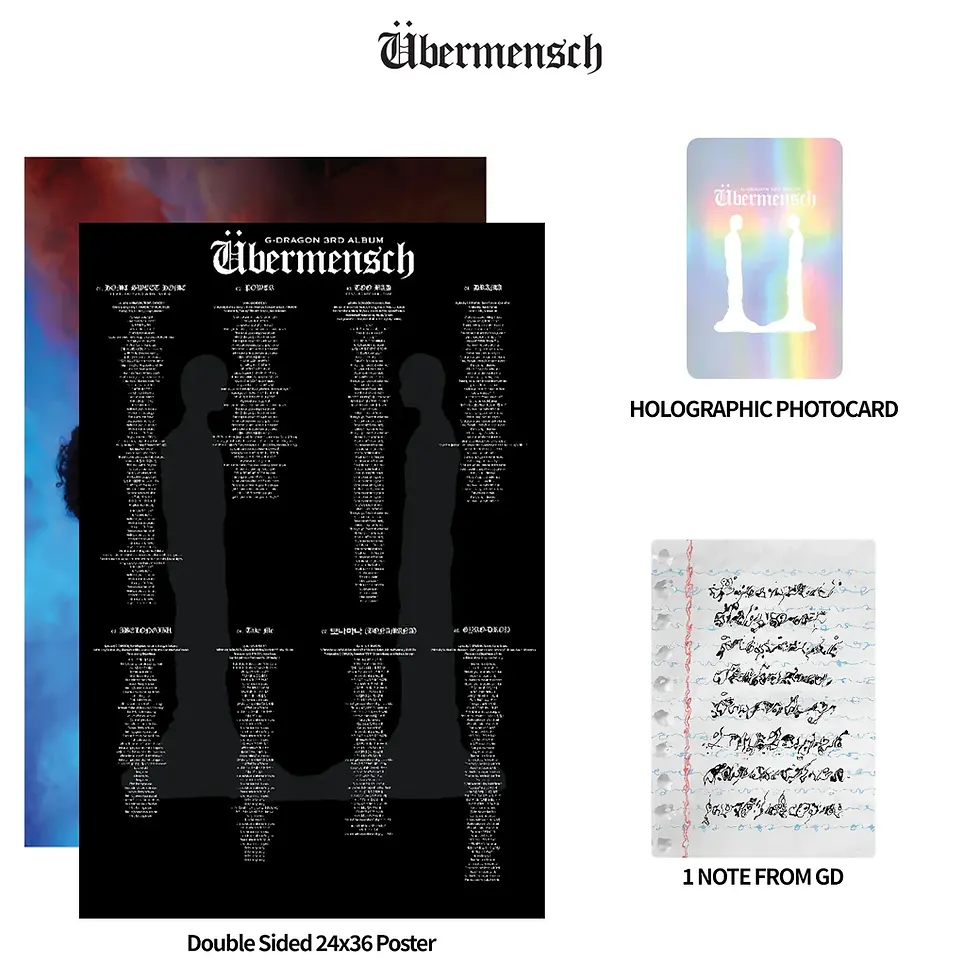 Miniatura: G-DRAGON "ÜBERMENSCH" RAINBOW ECO MIX VINYL NUEVO SELLADO