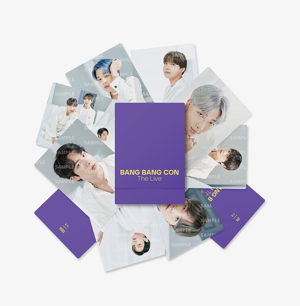 Miniatura: BTS "BANG BANG CON: THE LIVE" MINI PHOTO CARD PACK NUEVO