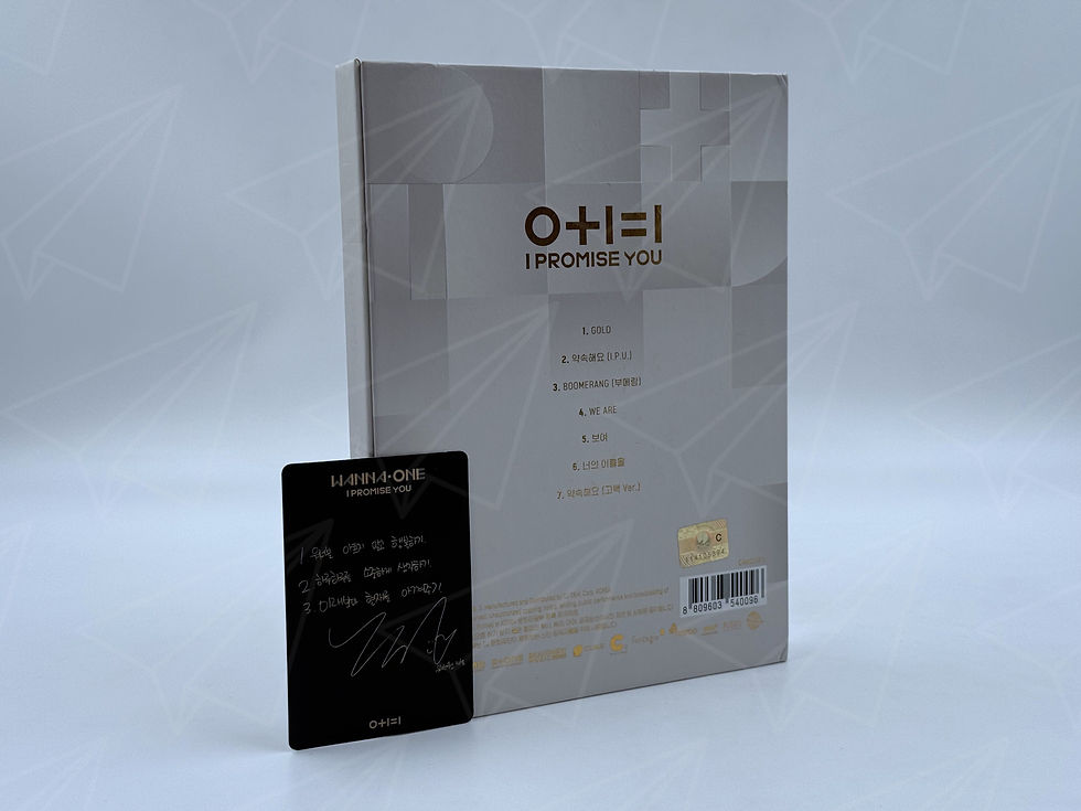 Miniatura: WANNA ONE "I PROMISE YOU" ALBUM VERSIÓN DAY ABIERTO