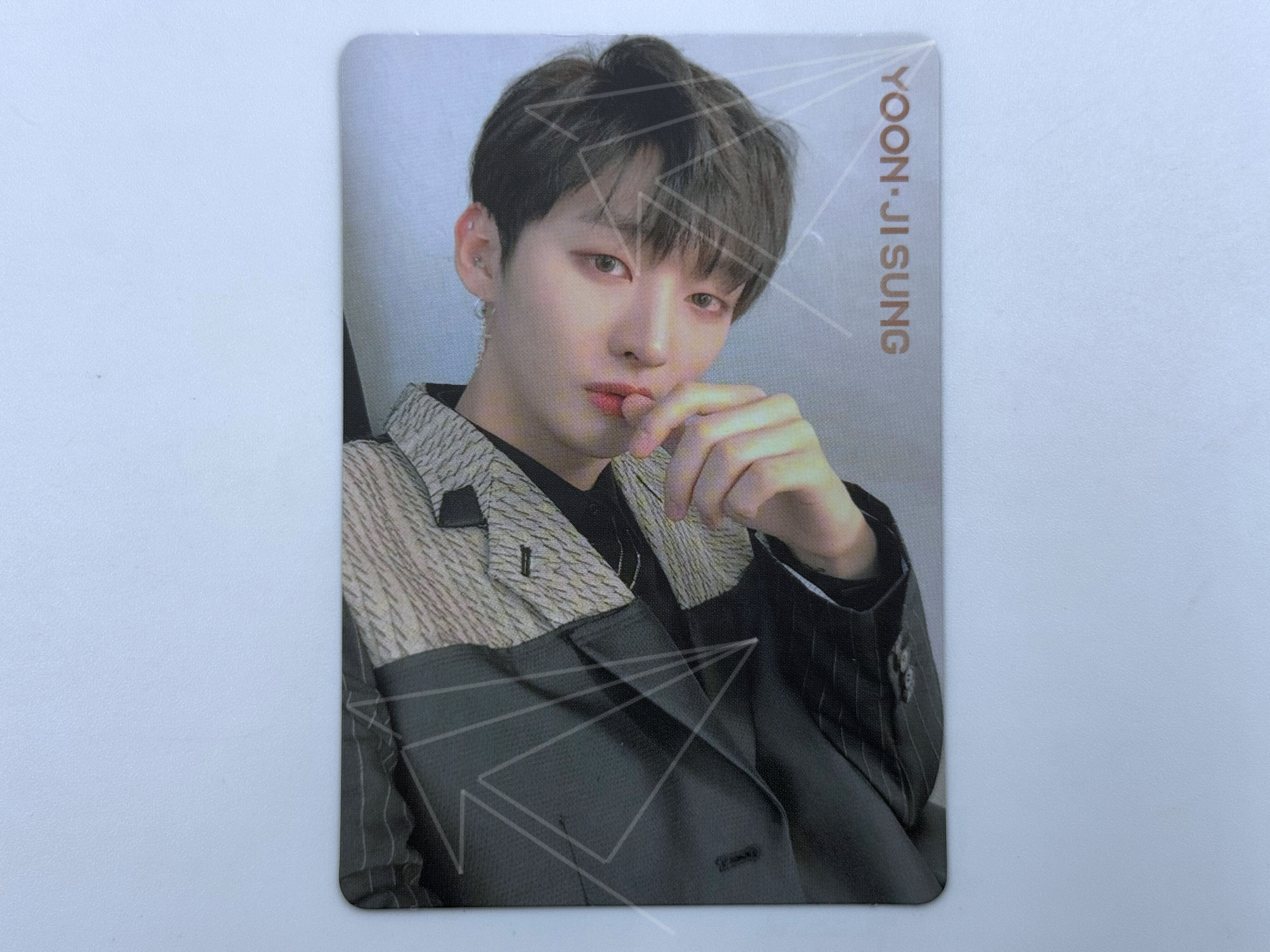 WANNA ONE YOON JISUNG "I PROMISE YOU" PHOTOCARD VERSIÓN NIGHT