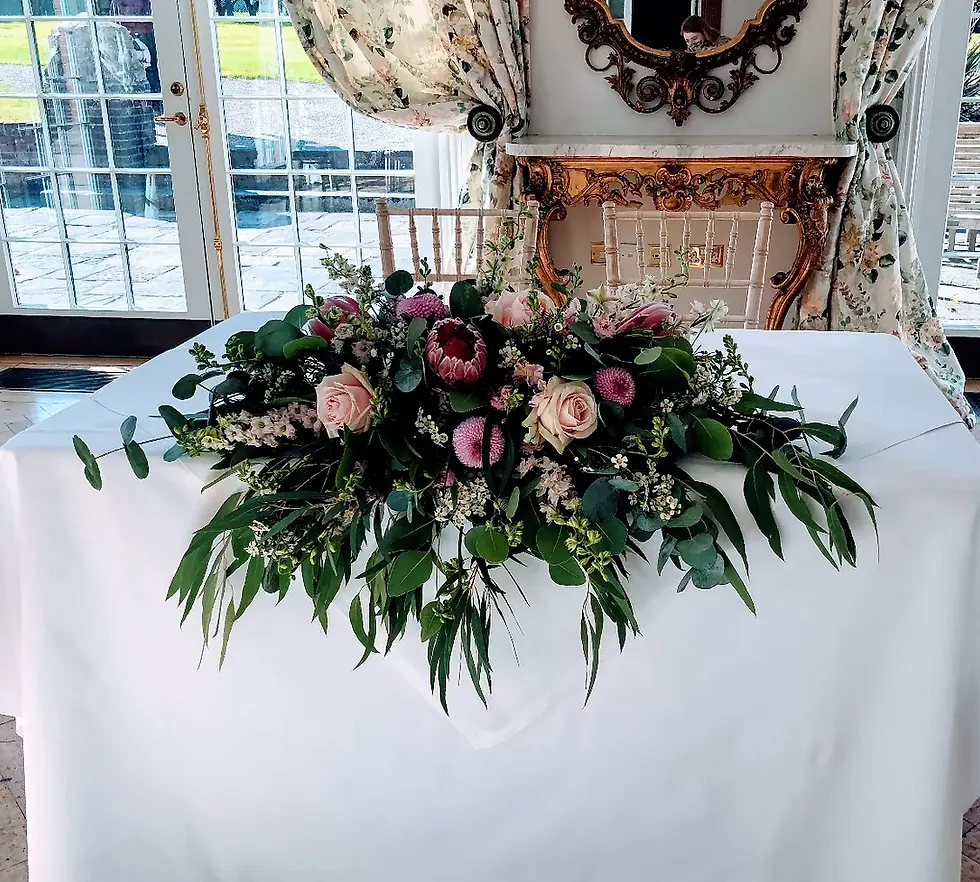 Australian Native Head Table Arrangement 