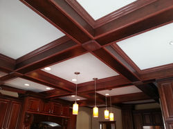 Wood Coffered Ceiling