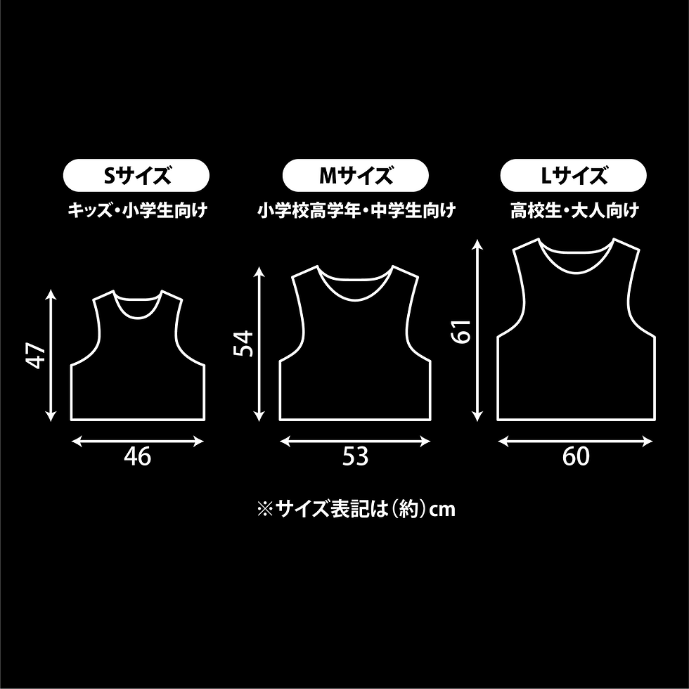 サムネイル： 軽量リバーシブル ビブス （リブス）