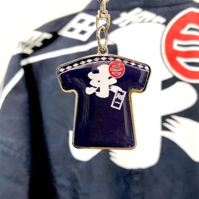 お祭りの法被柄のユニホルダー