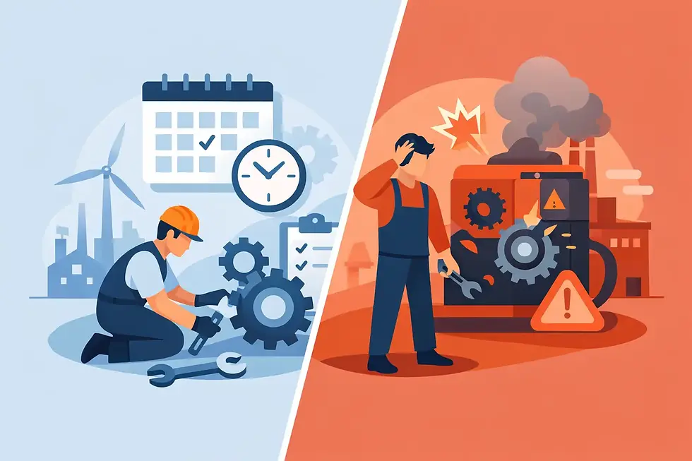 Preventive Maintenance vs Reactive Maintenance