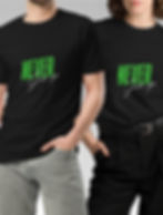 Unisex Black Premium Typography Printed T-Shirts