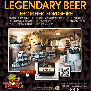 Tring Brewery Advertisement
