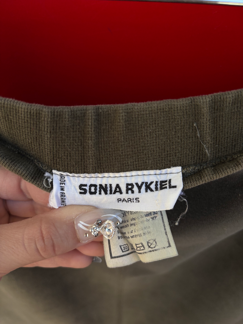 Thumbnail: 80s Green Velour Skirt