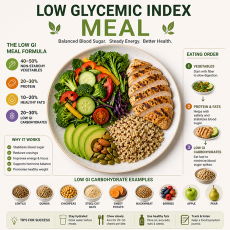 Tired of the Mid-Day Crash?  Combat Insulin Resistant with Low-Glycemic Diet