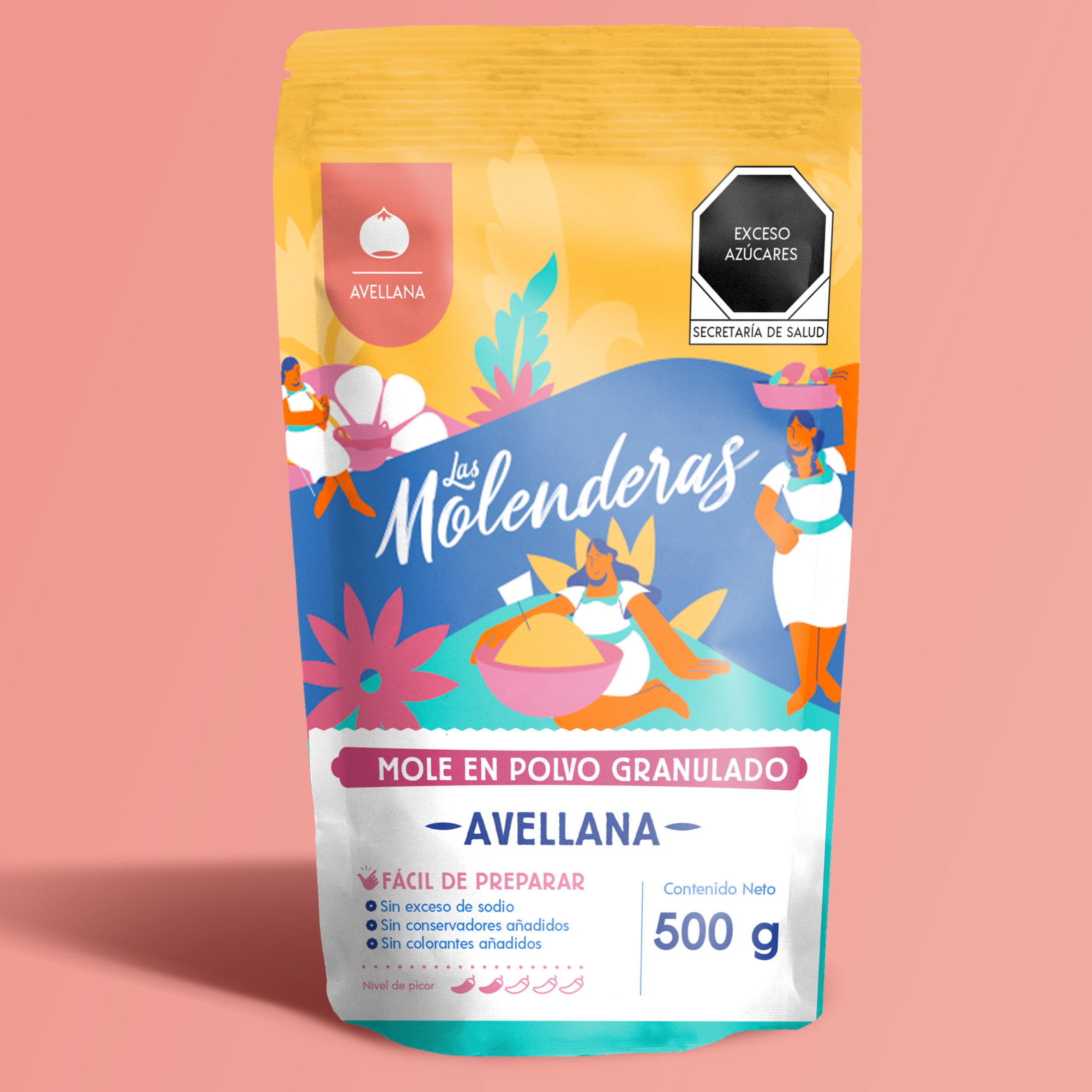 AVELLANA 5OOgr., Mole en polvo granulado