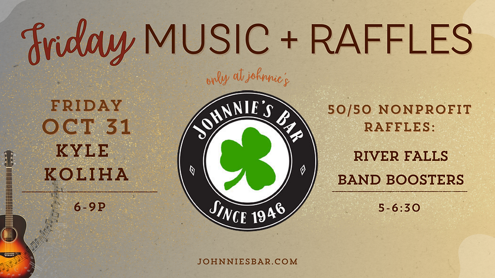 Friday Night Music + Raffles! Halloween Special with Kyle Koliha