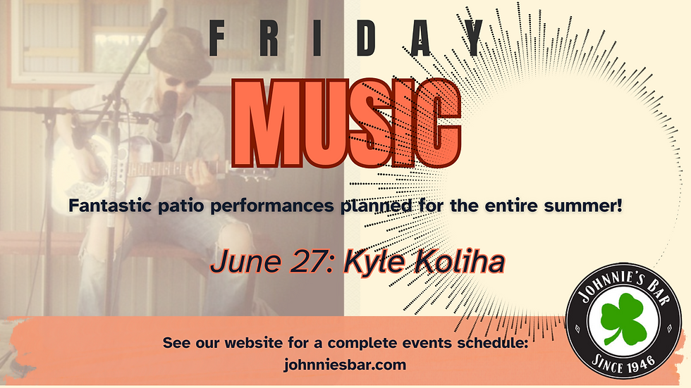 Friday Night Raffles+Music! Kyle Koliha (2 Chord Truth)