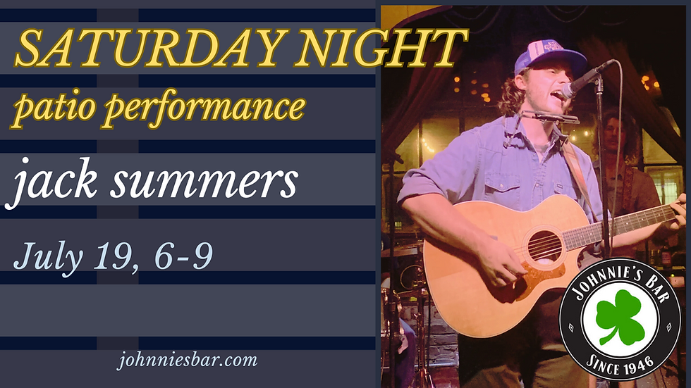 Patio Performance Sat. Night Music w/ Jack Summers