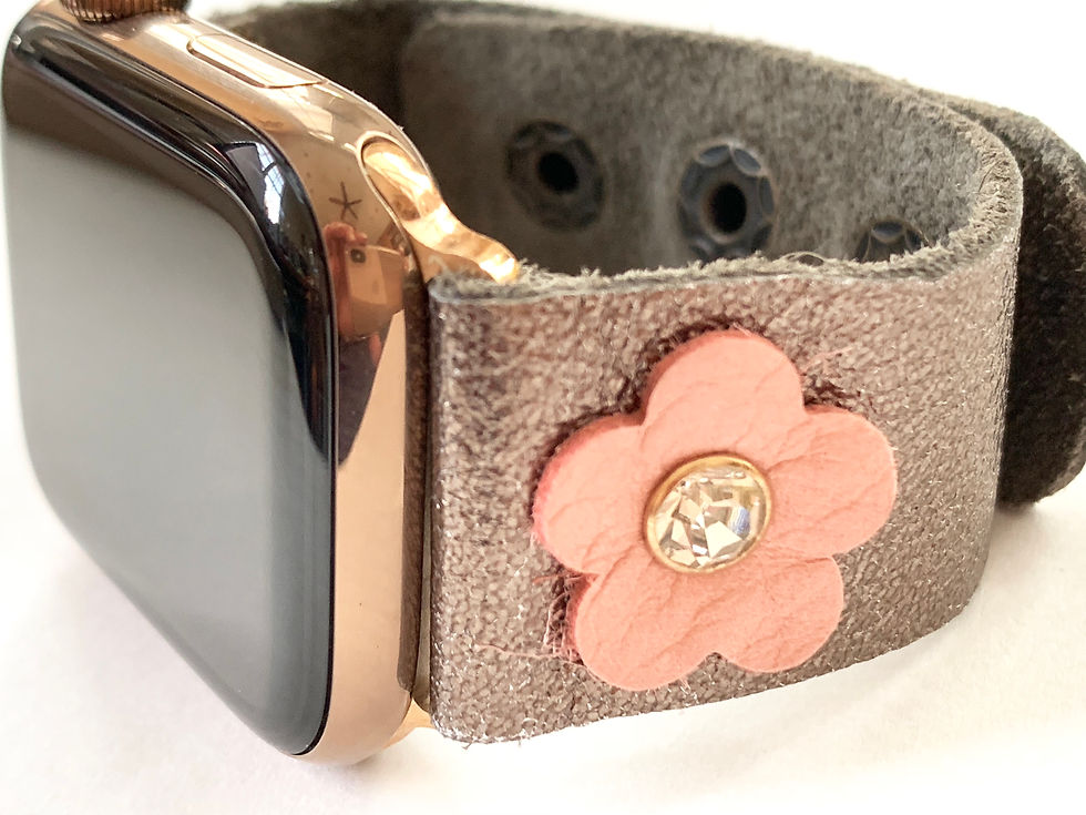 Thumbnail: Apple Leather Watch Band 4 3 2 1  Fitbit Blaze/Versa Butter soft leather