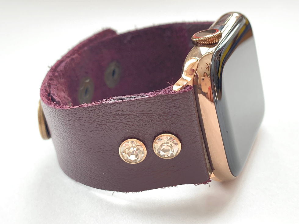 Thumbnail: Apple Leather Watch Band 4 3 2 1  Fitbit Blaze/Versa Butter soft leather