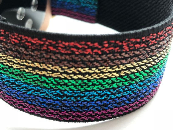 Thumbnail: Elastic Apple Watch Band Rainbow Bling