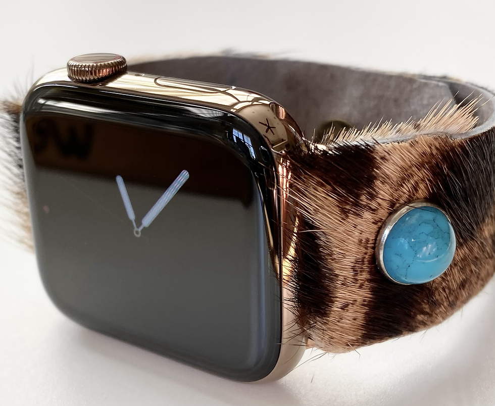 Thumbnail: Leather Apple Watch Band 4 3 2 1  Fitbit Blaze, Versa Butter soft leather an