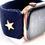Thumbnail: Wide Plush Elastic Watch Band for Apple, Fitbit Versa, Fitbit Blaze True Navy