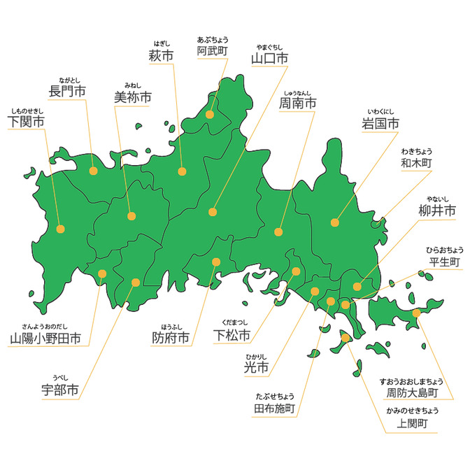 山口県地図