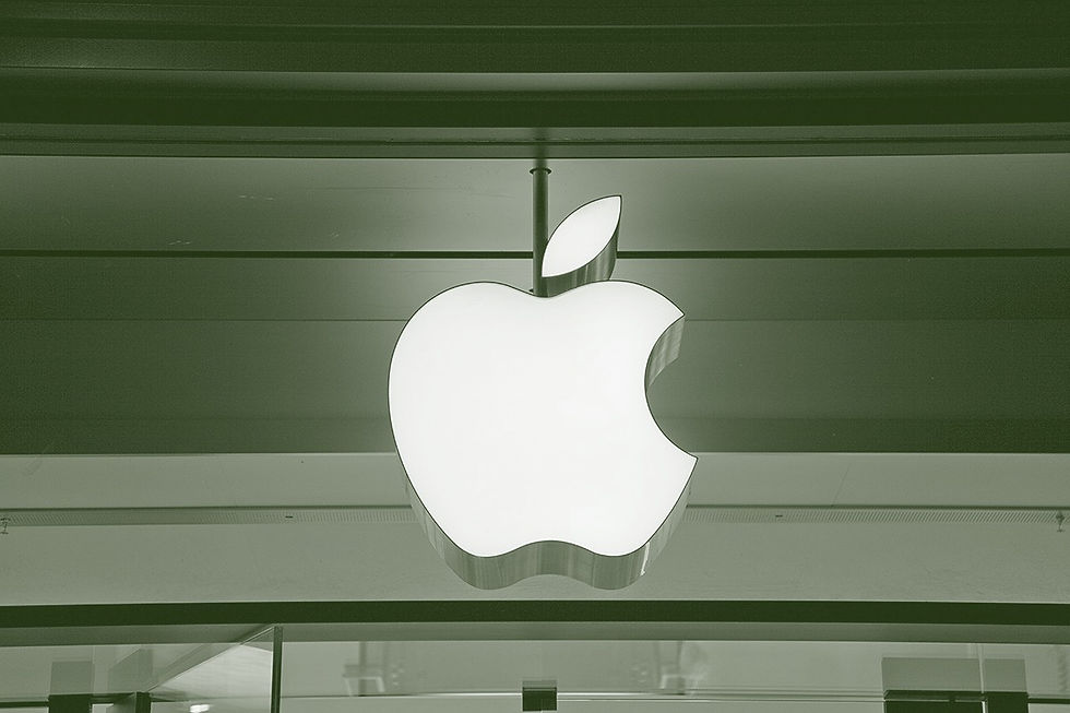 The Apple logo hangs above the entrance to the company's Zurich store. Image Credit: Flickr/Niels Epting