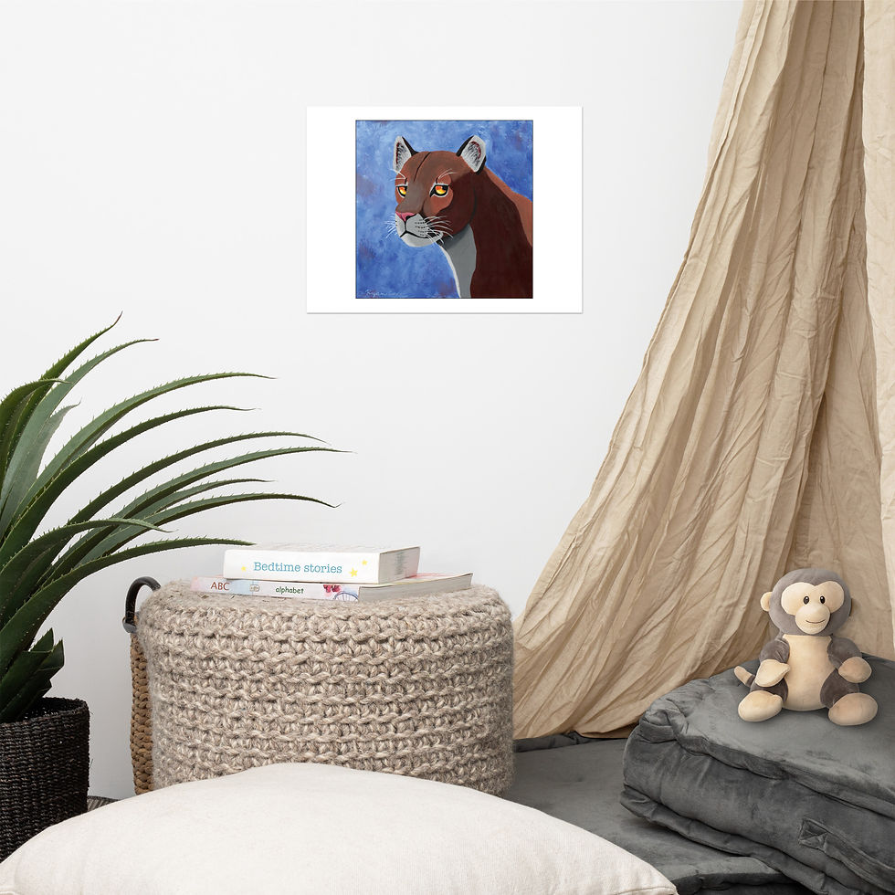 Thumbnail: "Lone Star Lion" Print