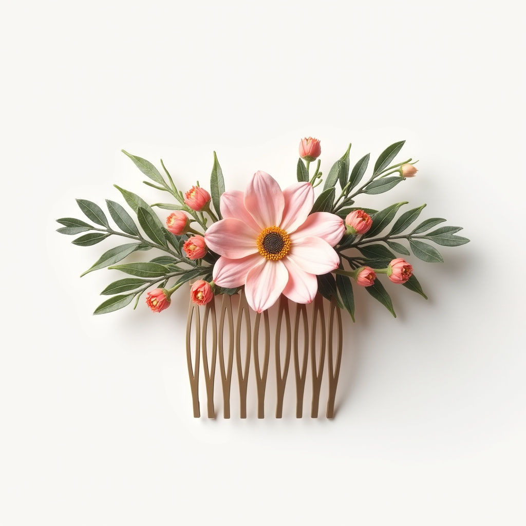 Floral Hair Comb