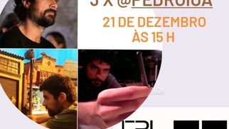 O premiado animador Pedro Iuá no triplex nesta quarta, 21 de Dezembro
