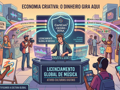 Pagamentos internacionais com chave local, CertCon Internacional em ativos musicais