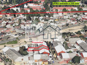 Se vende casa en Pob Temuco, sector UFRO, ideal para invertir en dptos interiores, arriendo seguro