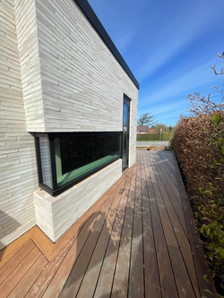 Schüco alu vindue SL 75 - Skydedør ASS80HI