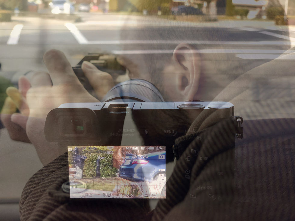 Surveillance Private Investigator with a Camera