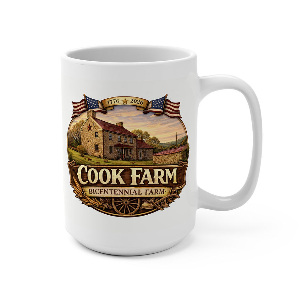 Thumbnail: Cook Farm Bicentennial and 250 Mug  1776–2026