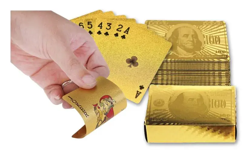 24 karat gold poker cards