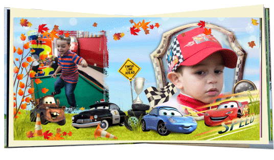 Albúm de foto de criança com temas personalizado é com a Foto Kids Campinas.