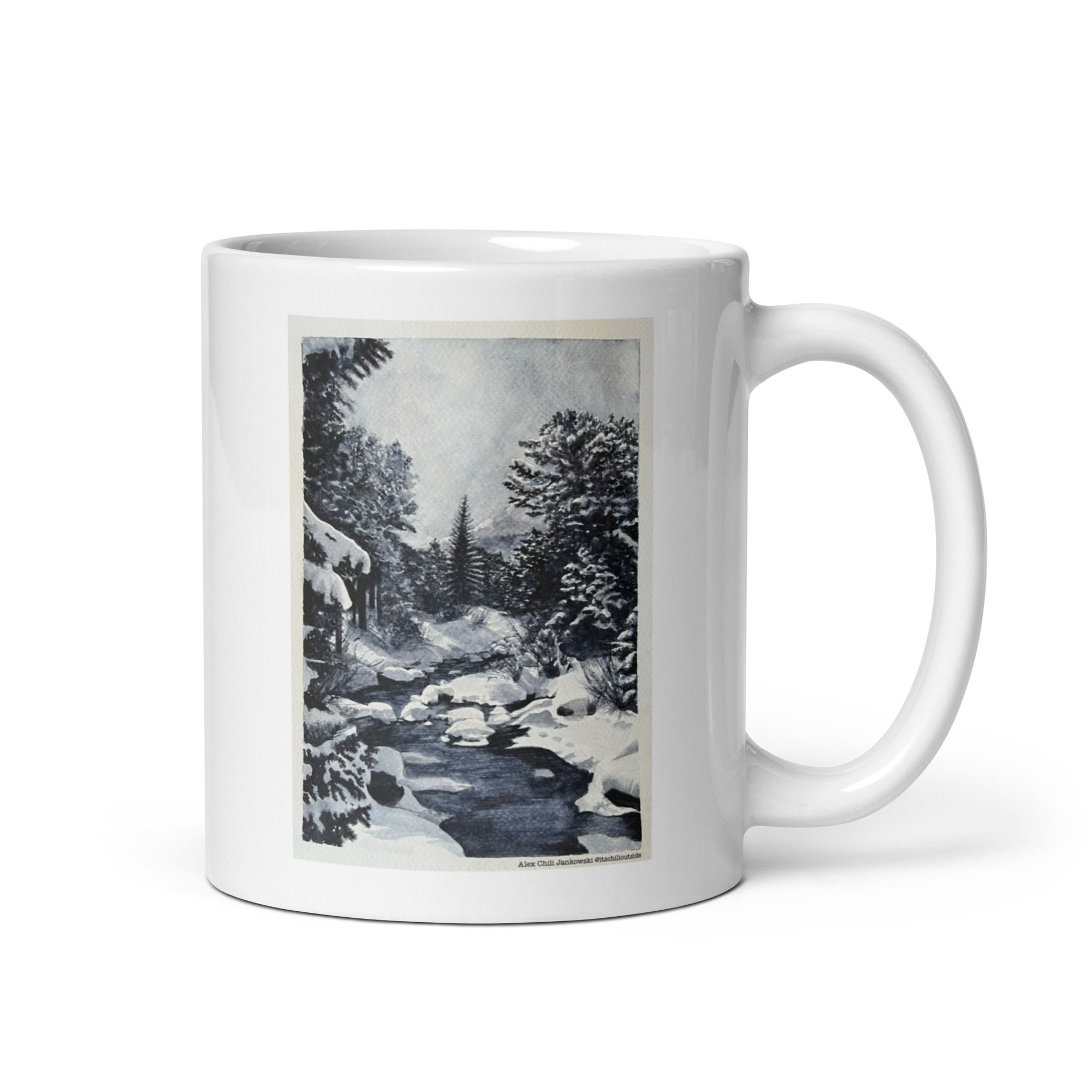 “Winter from the Bridge” mug