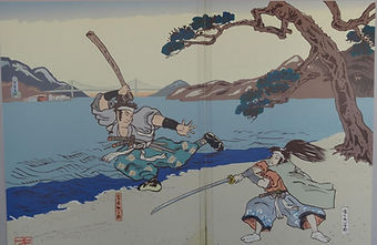 Ganryū-jima - Musashi et Kojirō