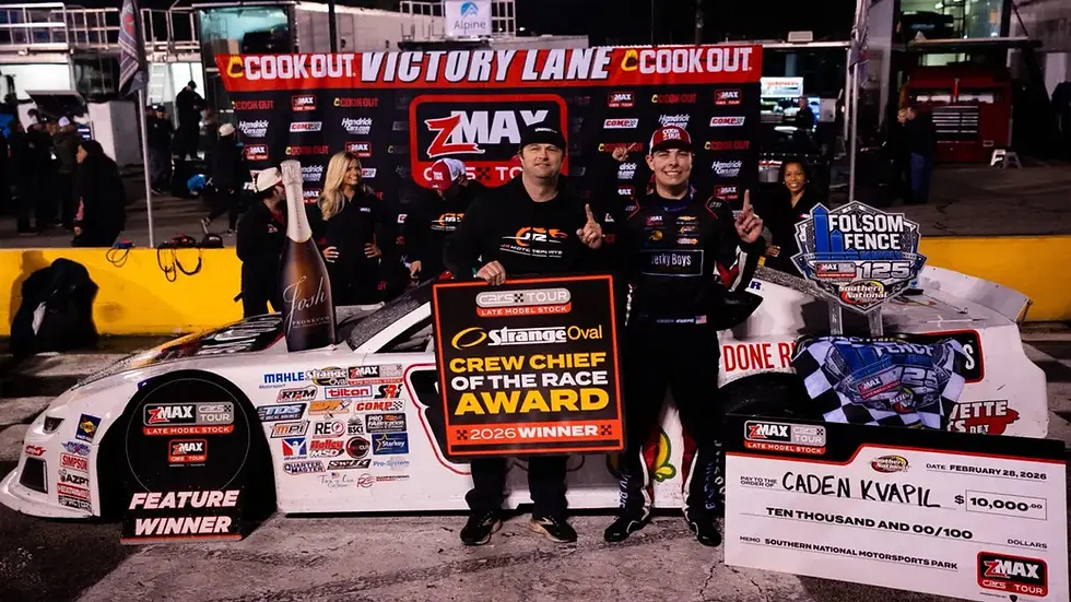 No. 88 Jerky Boys Chevrolet in victory lane
