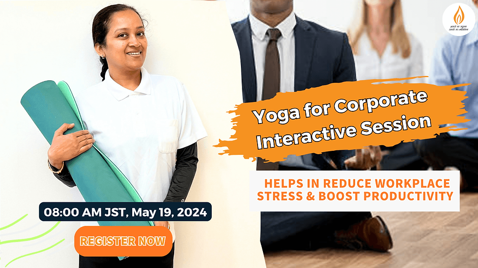 Yoga for Corporate - IS MAY 2024