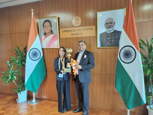 JYSF代表団、駐日インド大使 Sibi George 閣下を表敬訪問