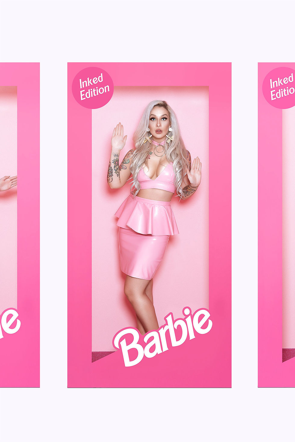 Thumbnail: Roxy Peplum Skirt [LIGHT PINK]