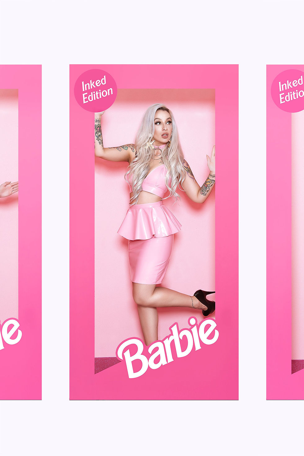 Thumbnail: Roxy Peplum Skirt [LIGHT PINK]