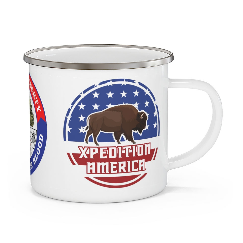 Thumbnail: TREE of LIBERTY - Enamel camping mug