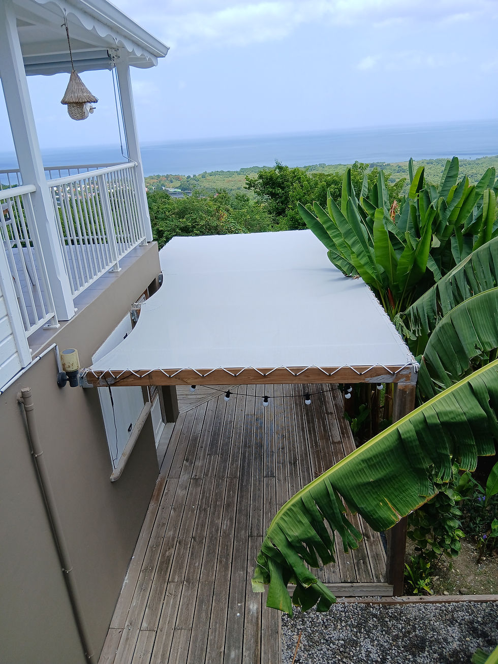 Toile de pergola sur mesure